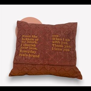 ReadMeBooky Unique Inspirational Embroidered Pillow